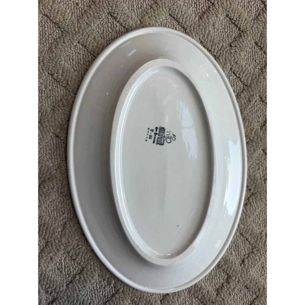 Vintage Shenango China Serving Platter Oval Family Gatherings